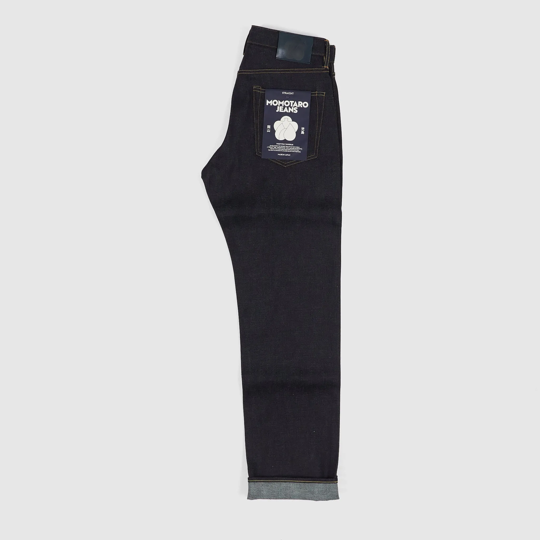 Momotaro Premium Japanese Denim Straight Leg Fitted  5 Pocket Selvage Jeans