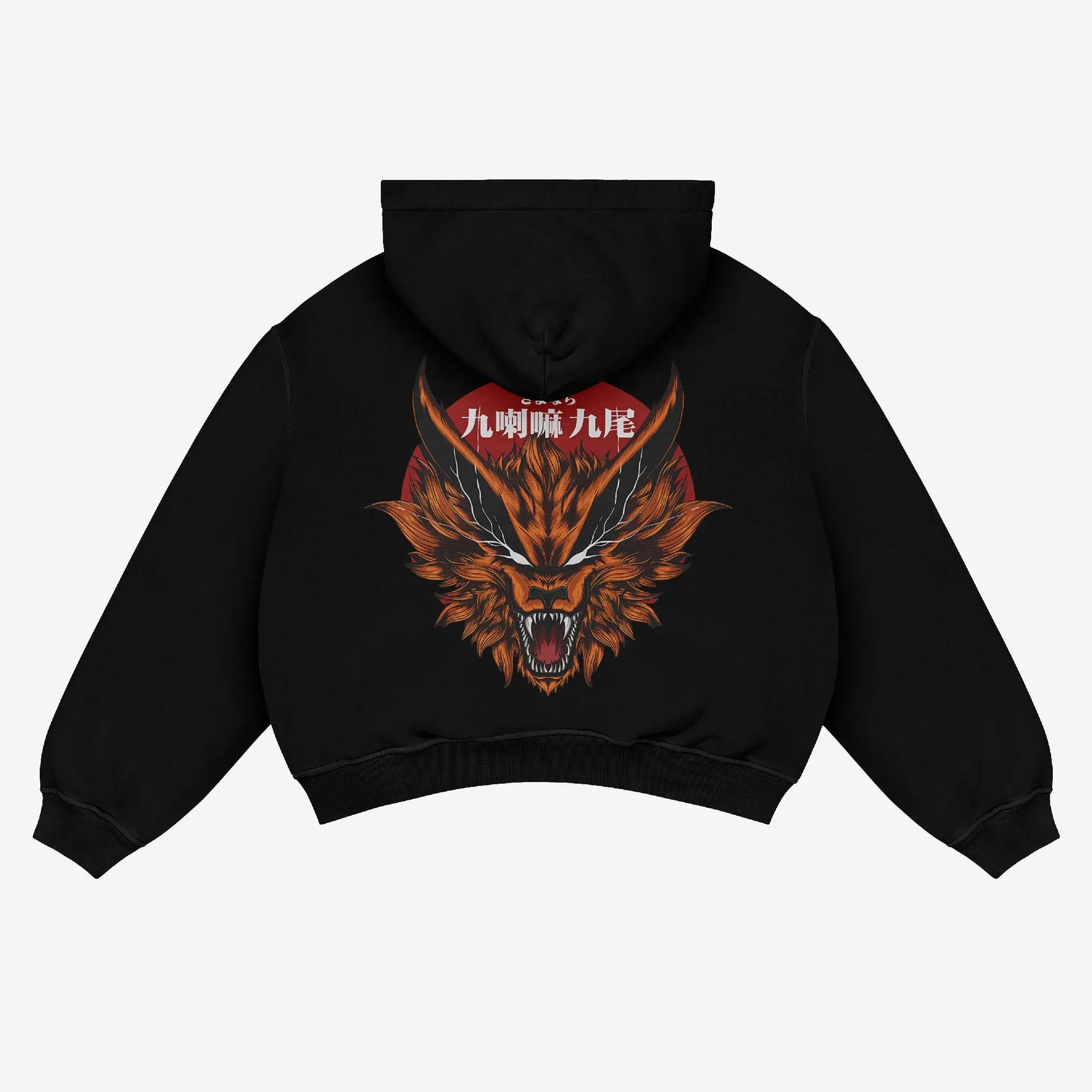 Naruto Nine-Tails Kurama Anime Hoodie - Embrace the Power of the Nine-Tails