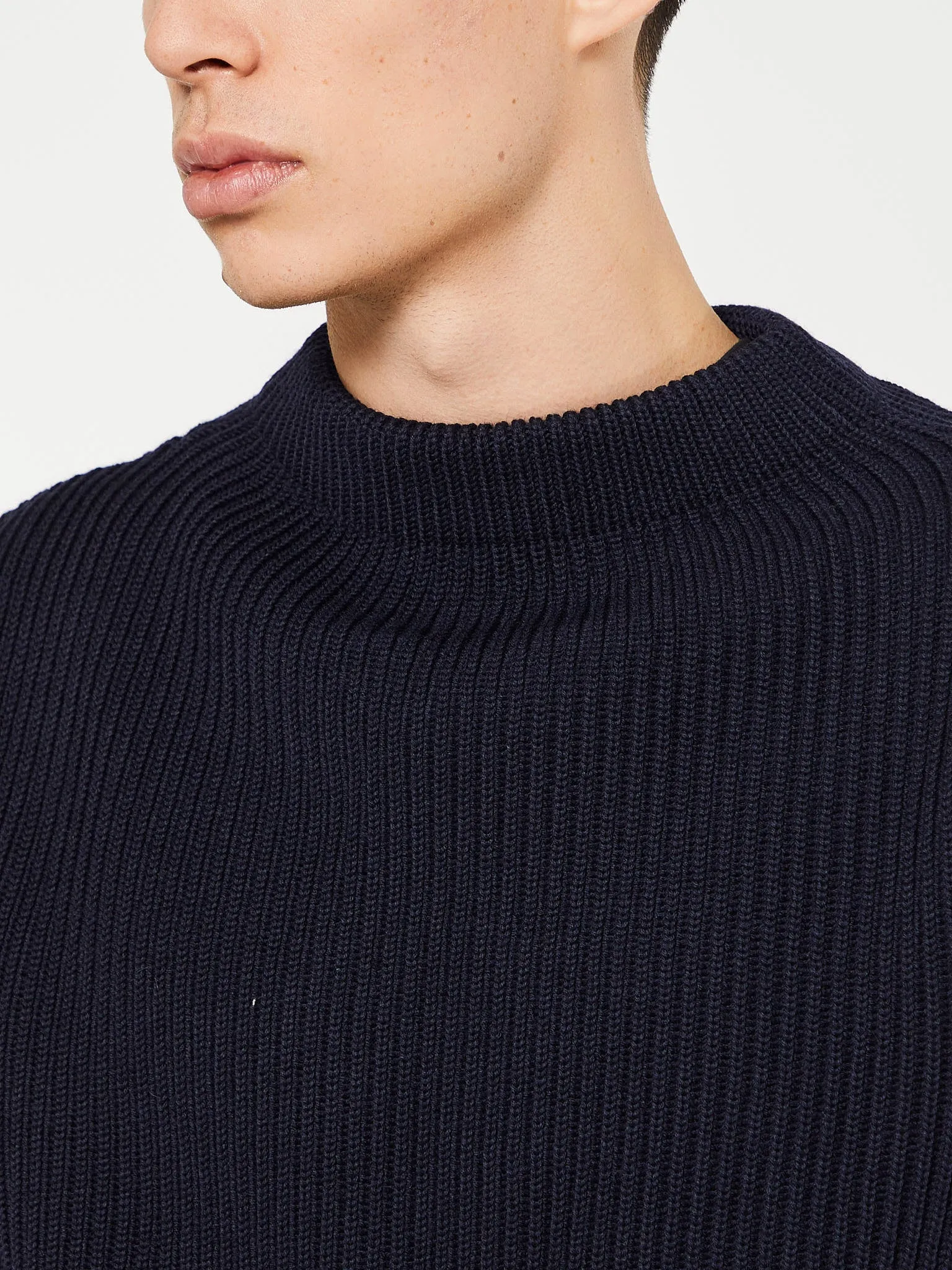 Navy Crewneck in Navy