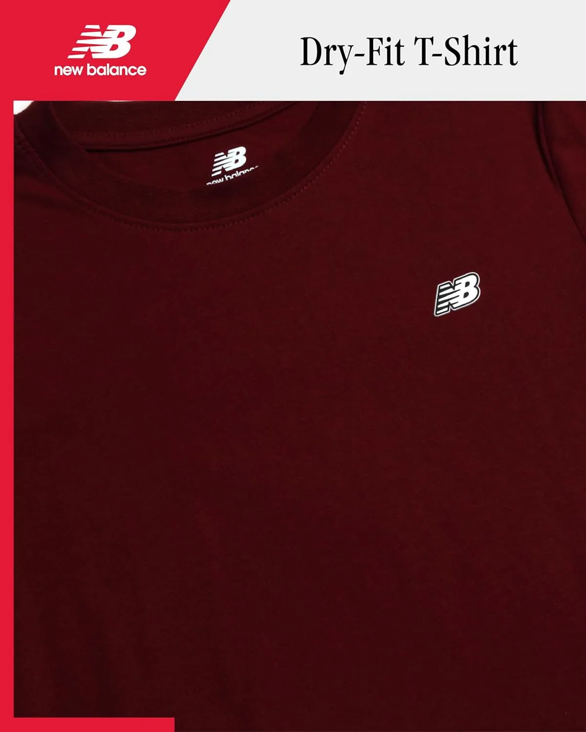 New Balance Boys T-Shirt - Classic Cotton Active T-Shirt for Boys - Kids Youth Crewneck Short Sleeve Shirt (8-20)