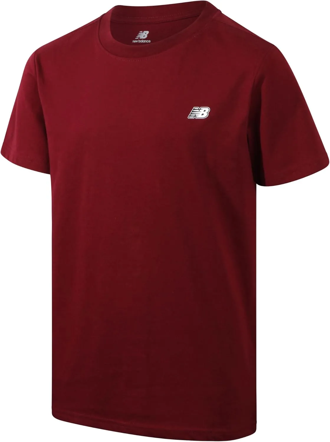 New Balance Boys T-Shirt - Classic Cotton Active T-Shirt for Boys - Kids Youth Crewneck Short Sleeve Shirt (8-20)