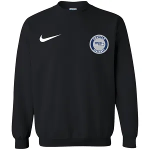 Nike Seatle Seahawk Nfl Football Unisex Crewneck Pullover Sweatshirt