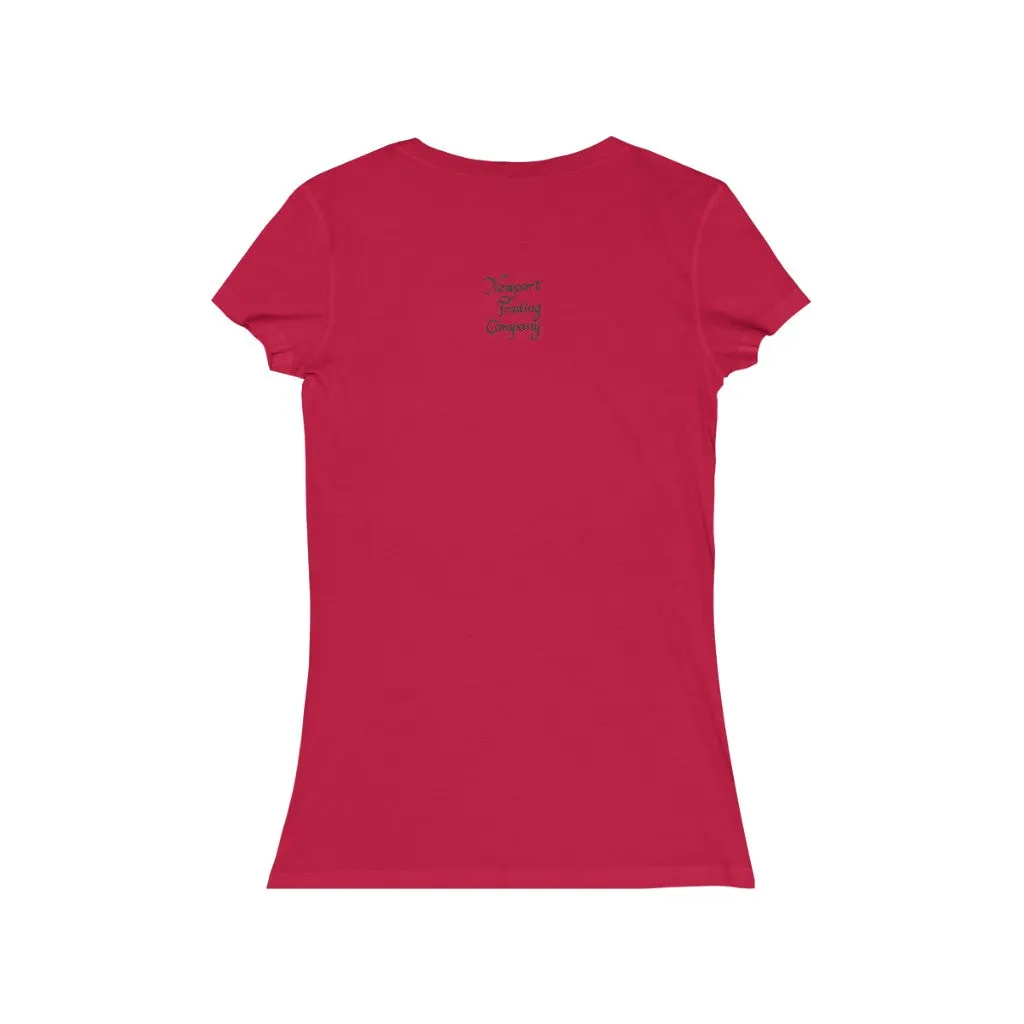 Orchid 6 - Women's Jersey Short Sleeve V-Neck Tee