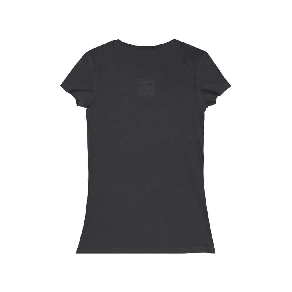 Orchid 6 - Women's Jersey Short Sleeve V-Neck Tee