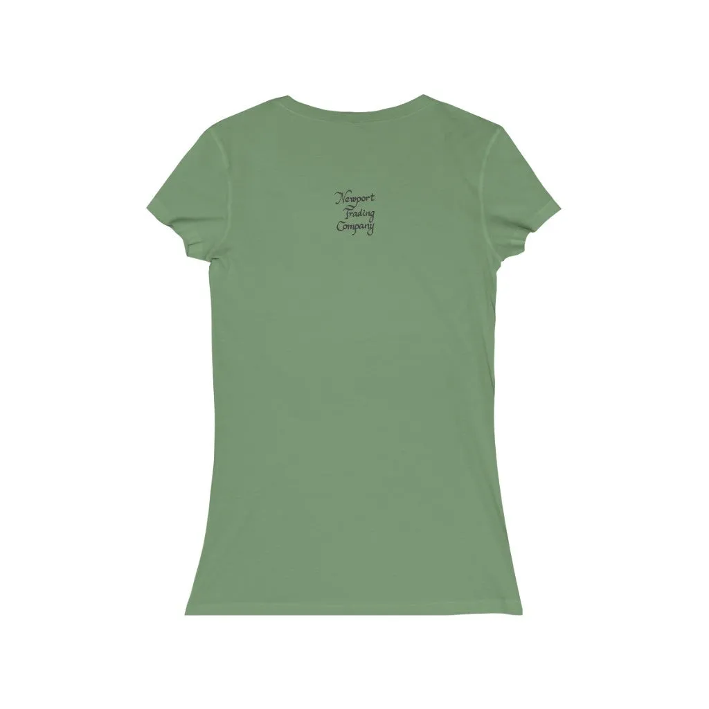 Orchid 6 - Women's Jersey Short Sleeve V-Neck Tee