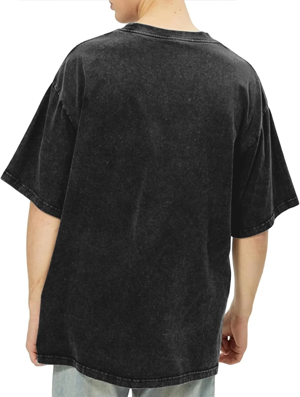 Oversized Graphic Tees Men y2k Acid Wash Vintage Unisex Tshirt Baggy Grunge Streetwear Shirts Aesthetic Tshirts Tops