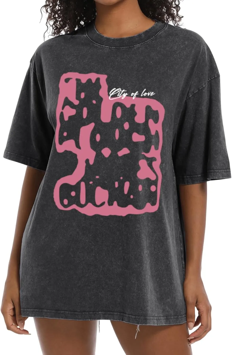 Oversized Graphic Tees Men y2k Acid Wash Vintage Unisex Tshirt Baggy Grunge Streetwear Shirts Aesthetic Tshirts Tops