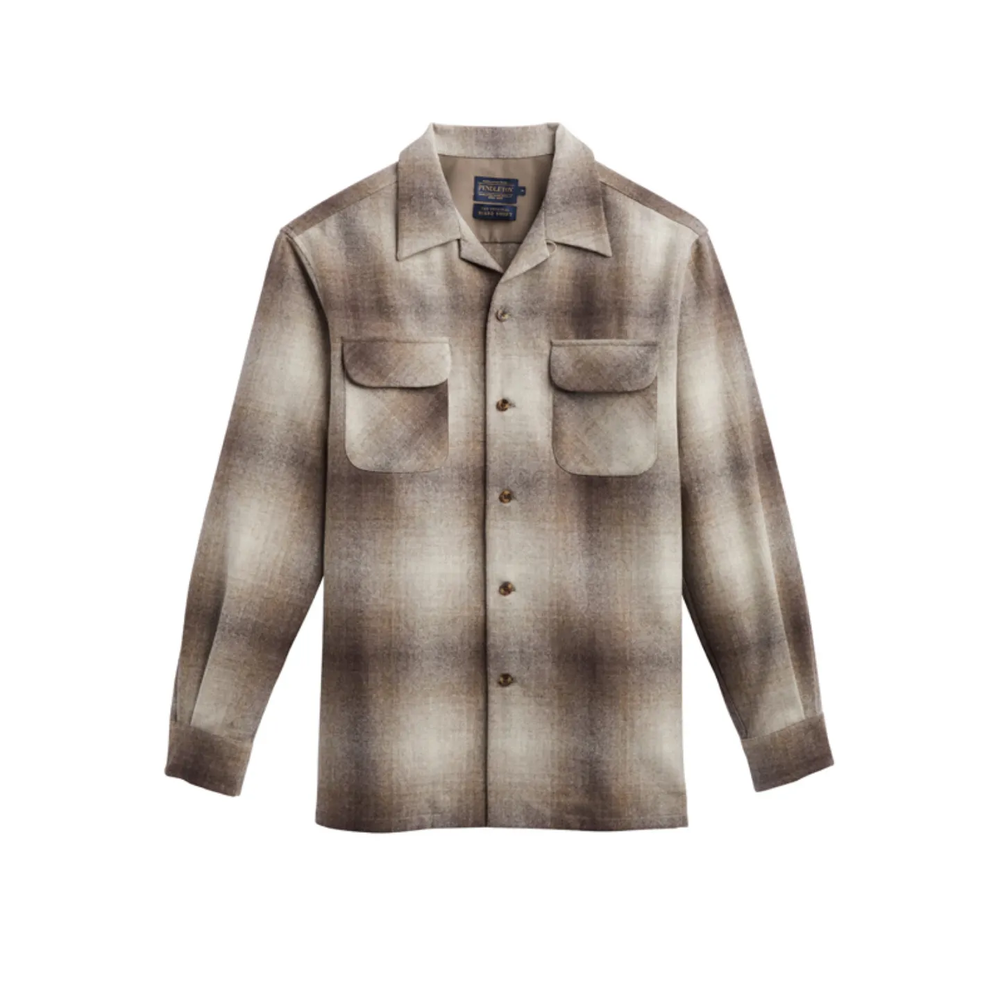 Plaid Board Shirt - Brown Ombre