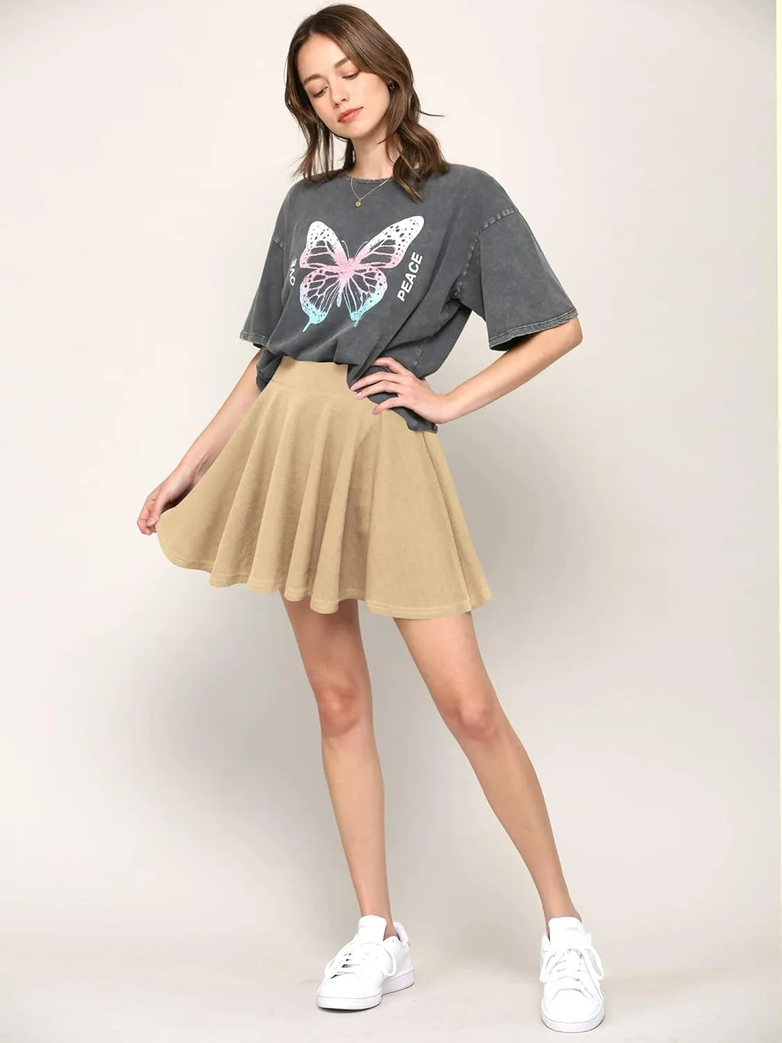 Pleated Skirts for Women and Girls  Stylish Skirt with Shorts Underneath