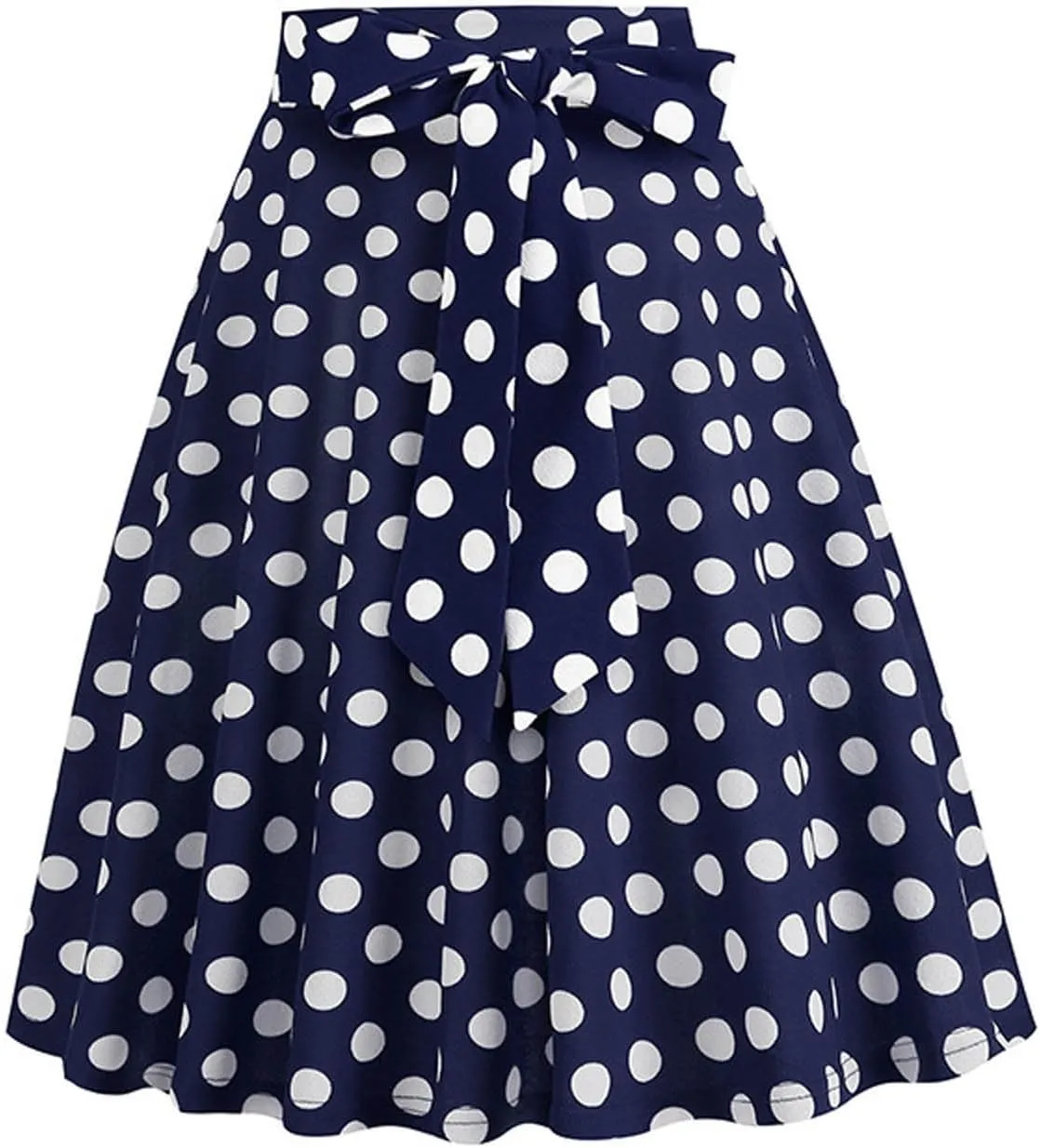 Pleated Skirts for Women Trendy Dot Color Print Loose A-Line Stretch Flared Mini Skirts for Women Summer Streetwear