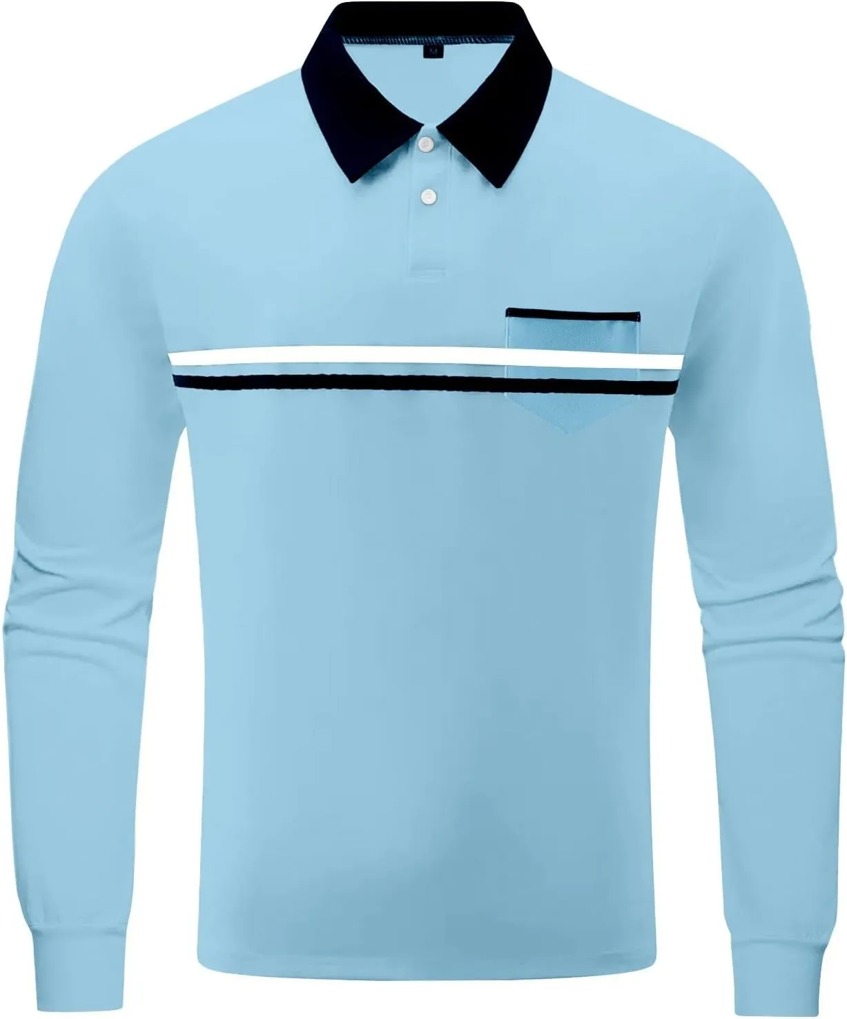 Polo Shirts for Men Zippered Long Sleeved Shirt Mens Sun Shirts Long Sleeve Purple Flannel Navy Blue Pants