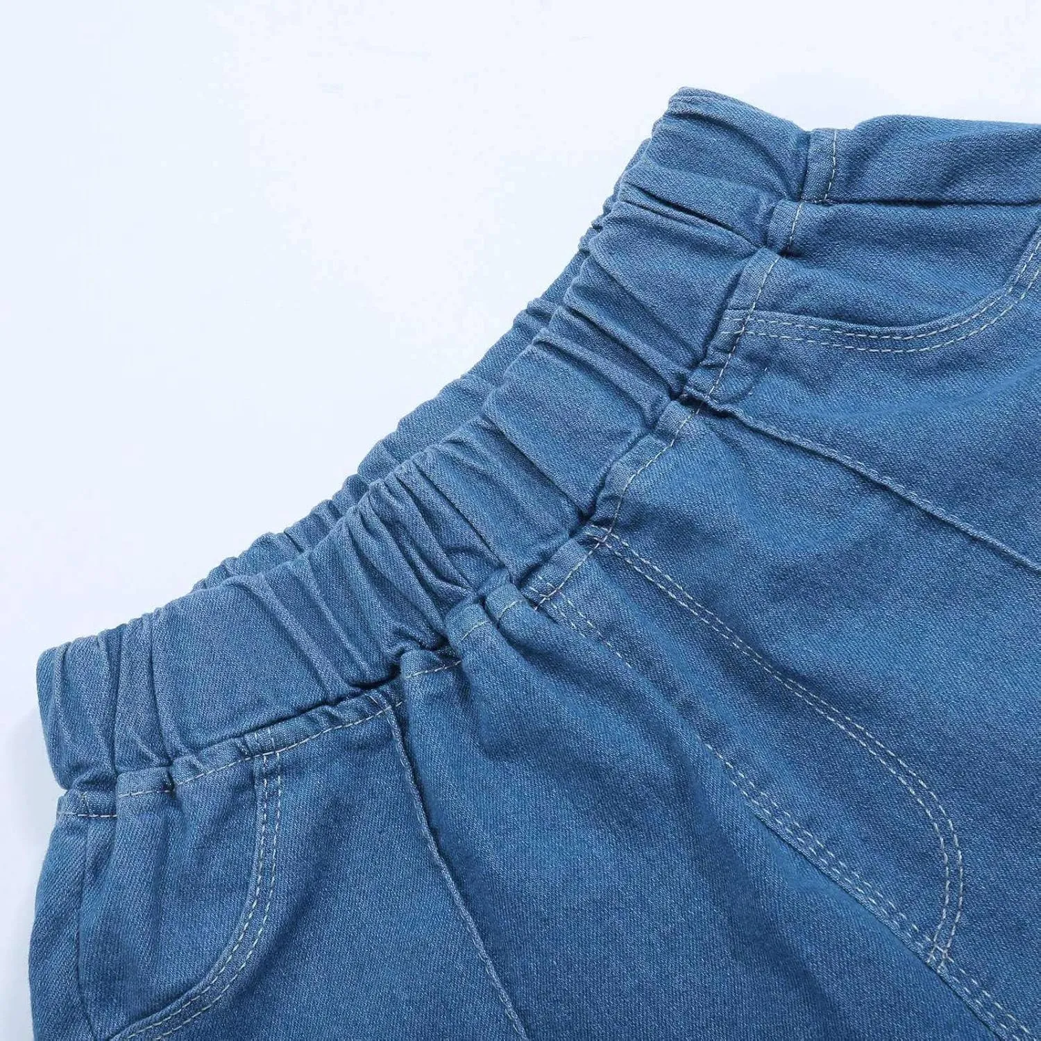 Preppy Clothes for Girls Flared Jeans Butterfly Print Skinny Fit Denim Pants Fall 3t Girl Clothes