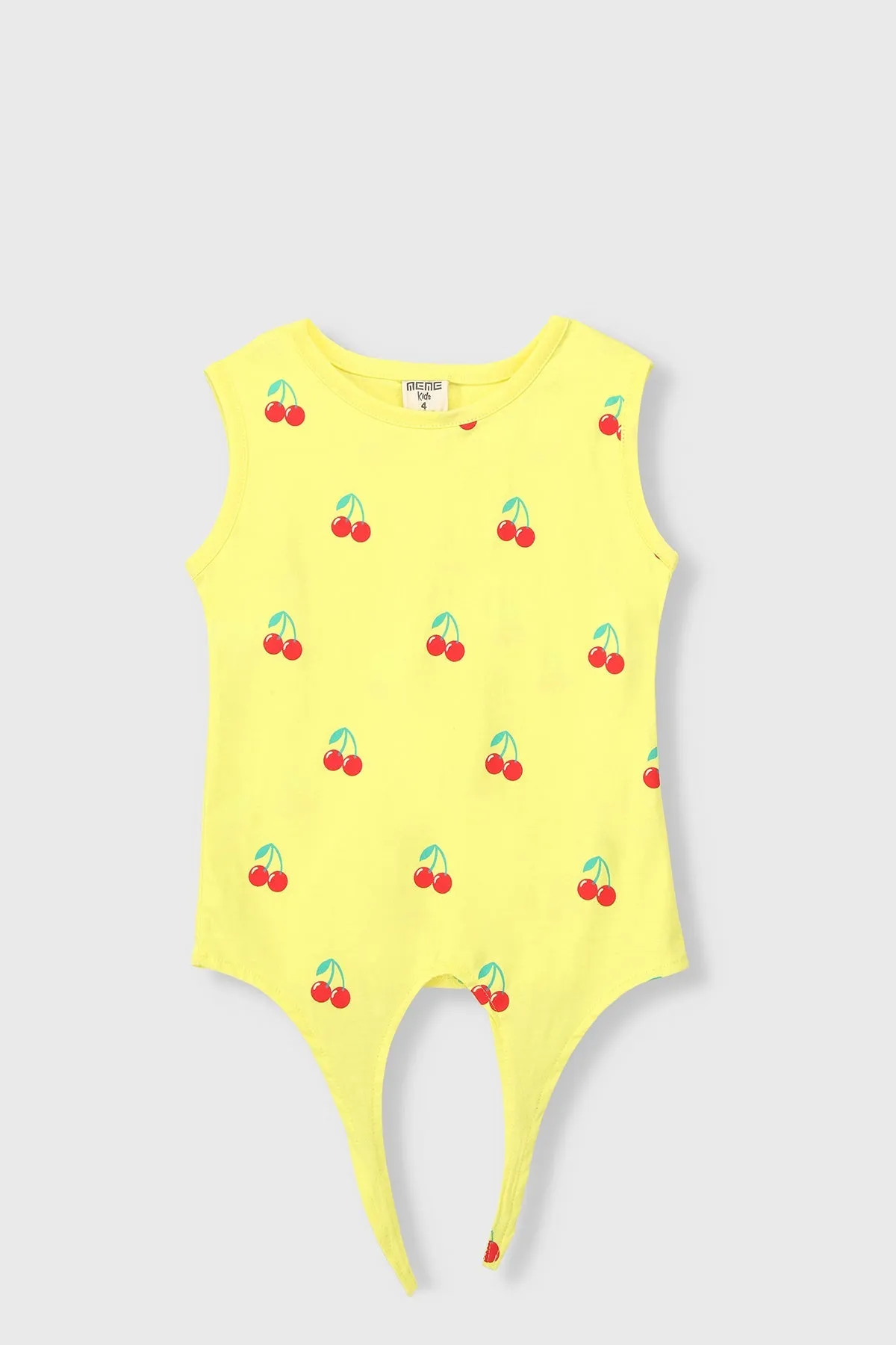 Printed T-Shirt For Baby Girl - Yellow