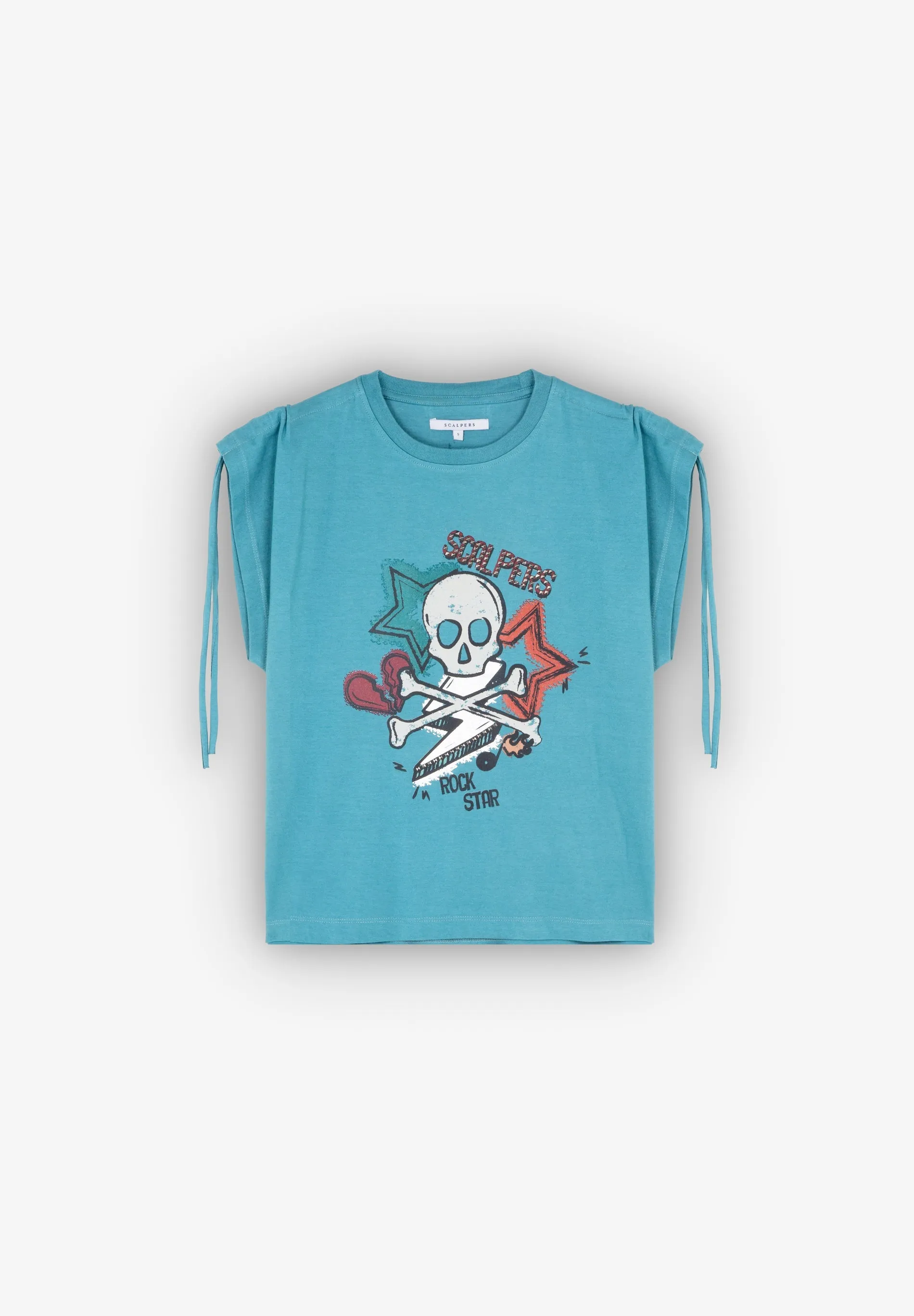 PRINTED TIE T-SHIRT