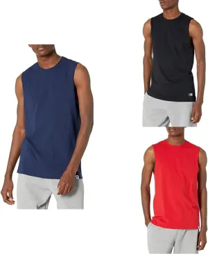 Russell Athletic Men's Cotton Performance Sleeveless Muscle T-Shirt