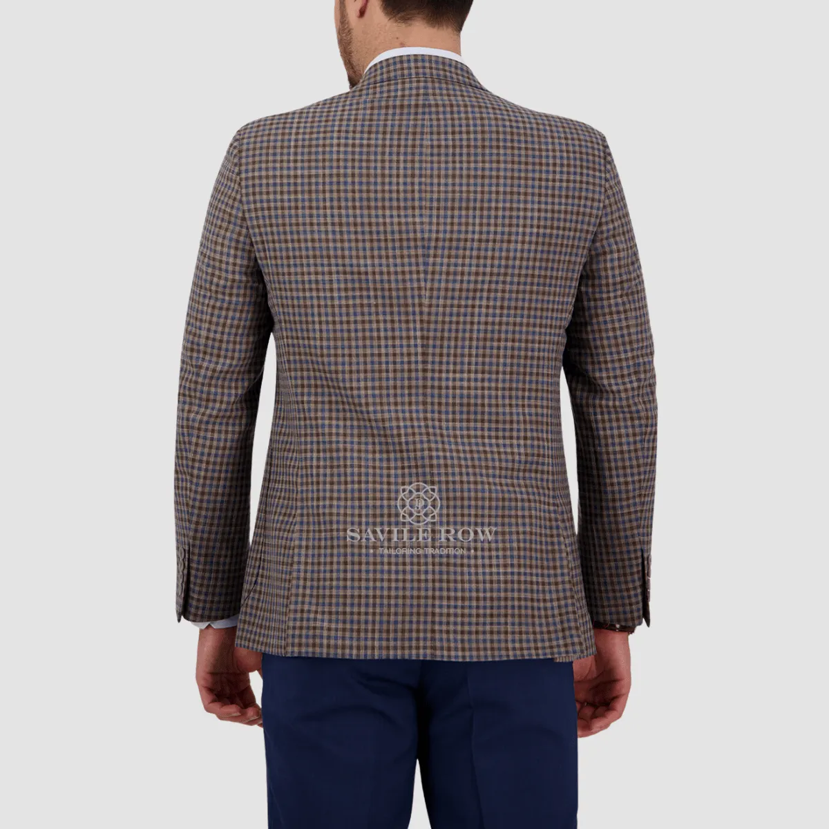 Savile Row Slim Fit Asher Sports Jacket in Beige