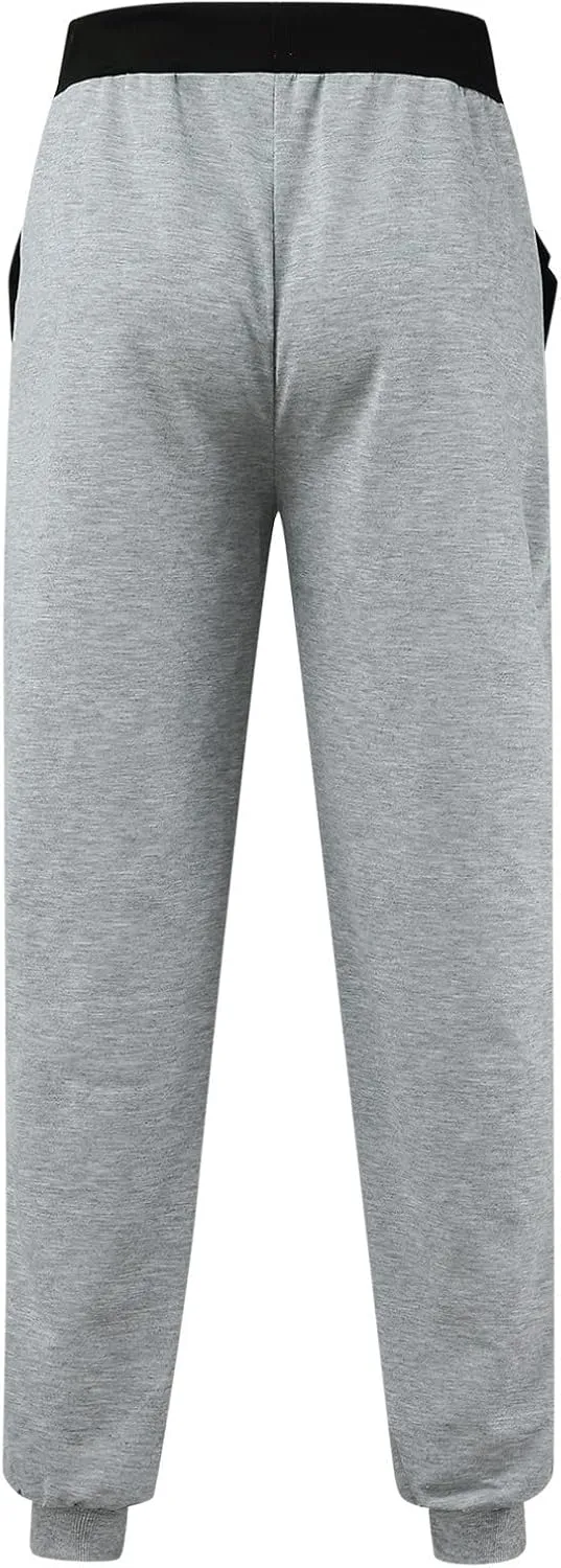 sdbrld Sweatpants For Men Mens Cotton Sport Joggers Trendy Solid Drawstring Cargo Pants Hiking Running Sweatpants Trousers