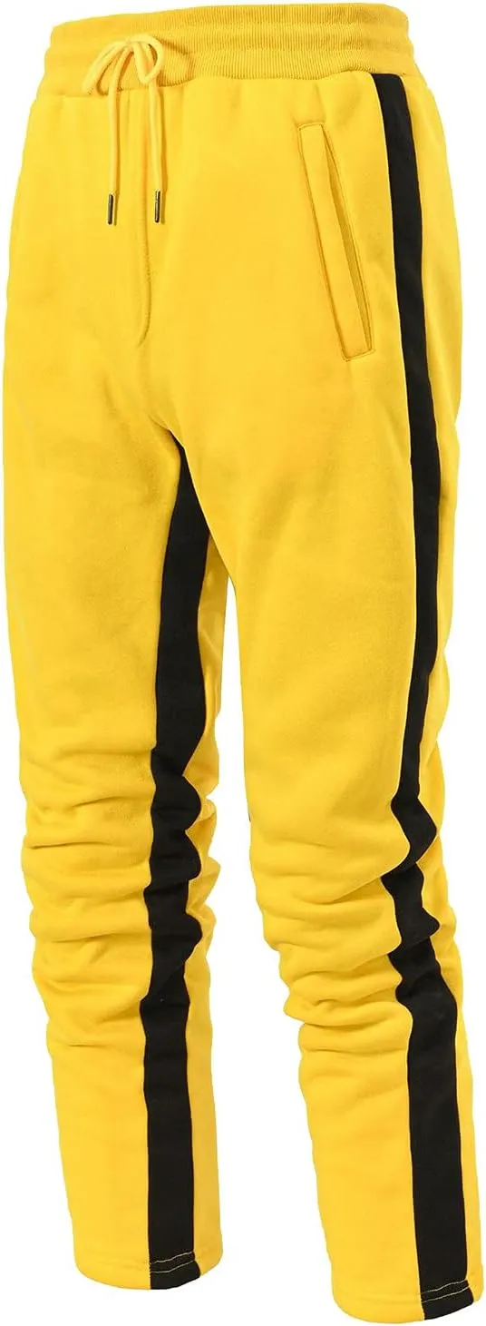 sdbrld Sweatpants For Men Mens Hip Hop Joggers Splice Drawstring Cargo Pants Casual Hiking Running Sweatpants Trousers