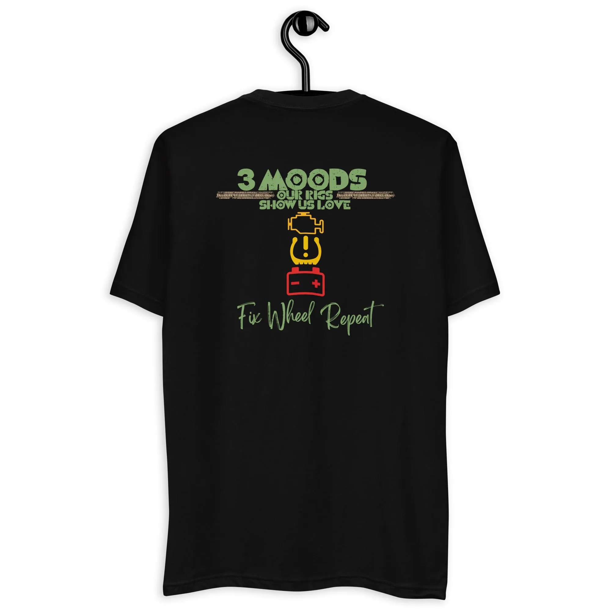 Shoreline Offroad Fix Wheel Repeat Short Sleeve T-Shirt