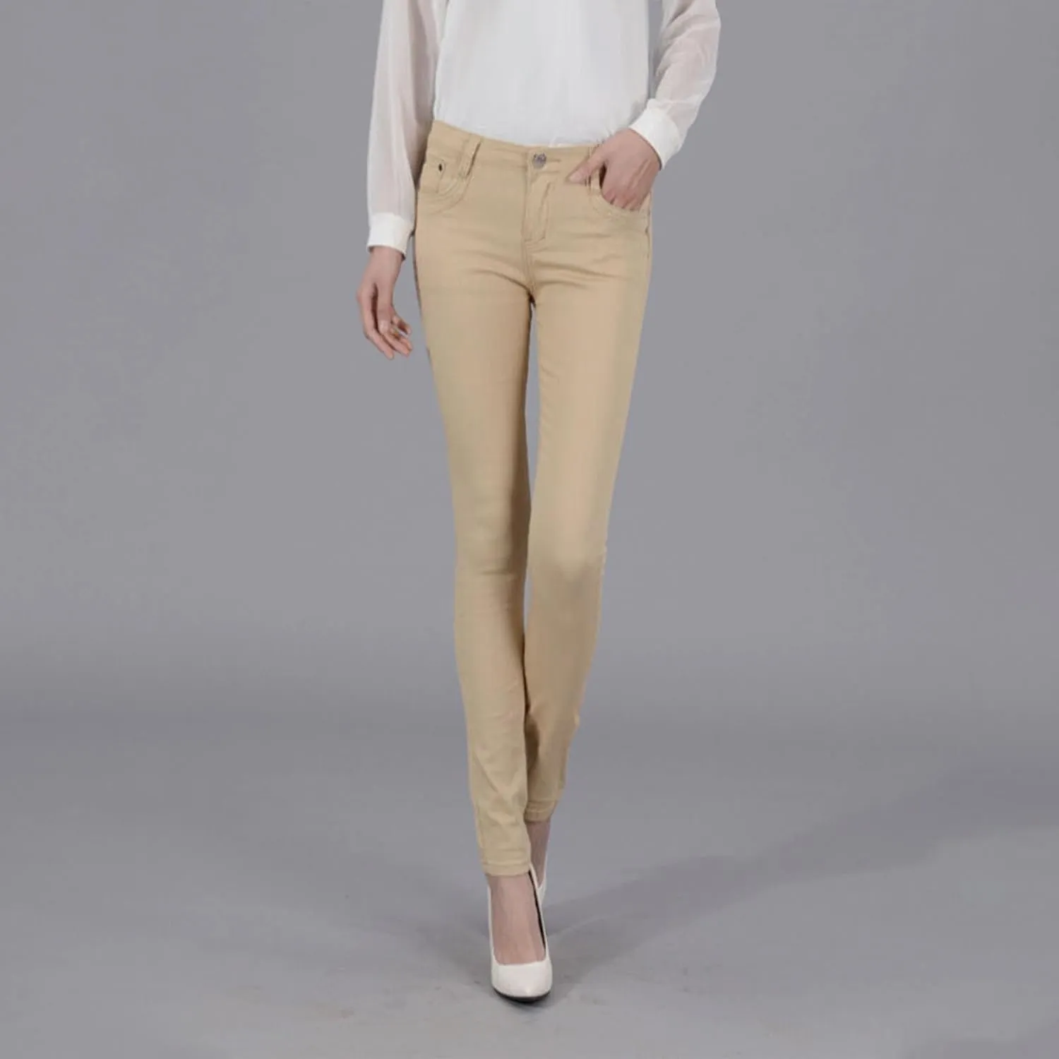 Skinny Jeans for Women High Waist Stretchy High Rise Slimming Jeggings Denim Trousers Pants Butt Lifting Skinny Jeans