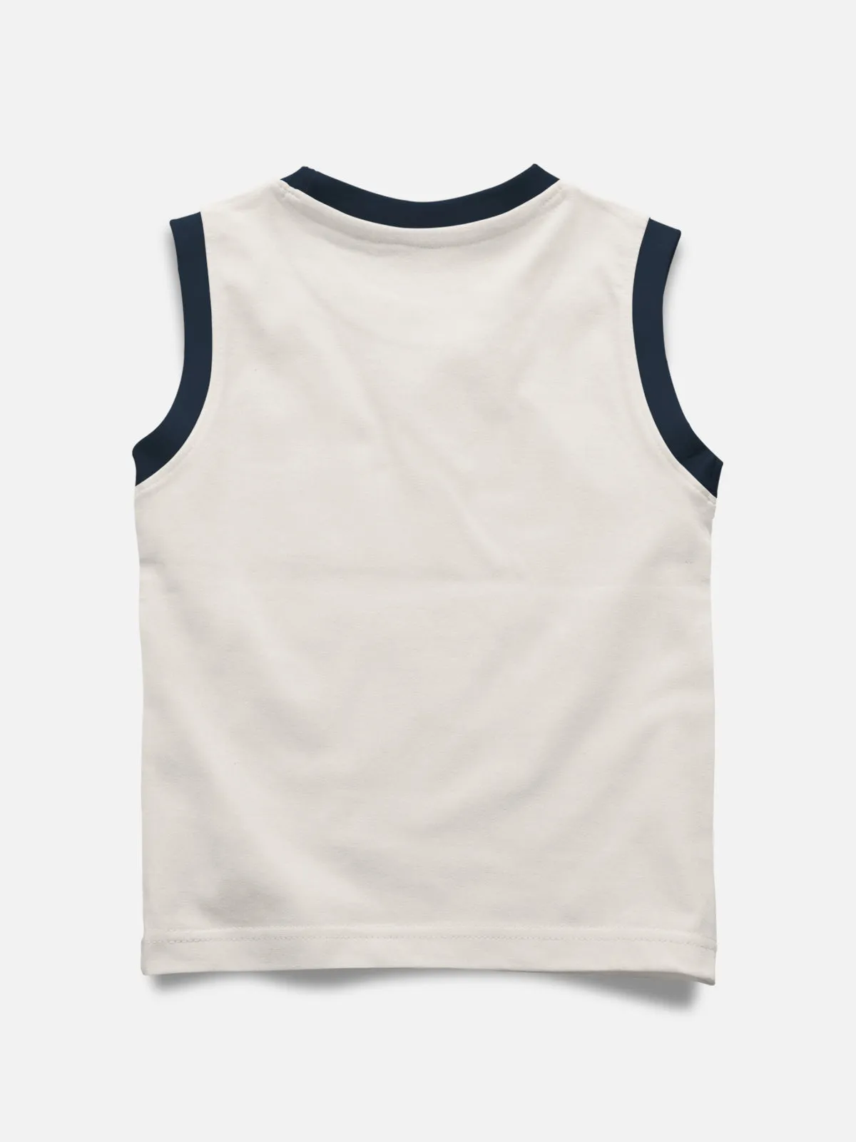 Sleeveless Printed Tshirt with Comfy Solid Shorts for Infants & Boys - Pack of 4 (2 T-shirt & 2 short)