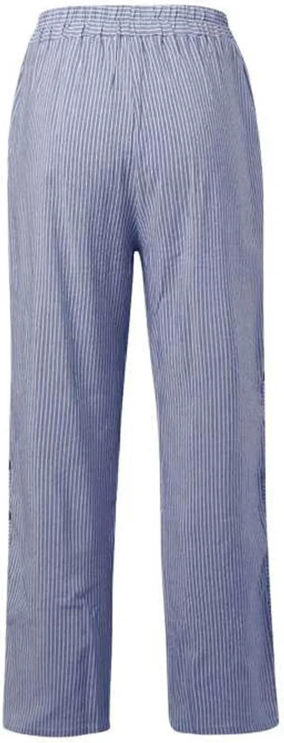 Summer Casual Pants for Women Loose Button Elastic High Waisted Beach Pants Straight Leg Drawstring Lightweight Trousers