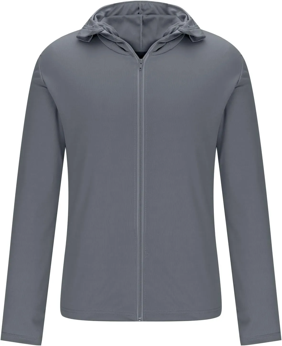Sun Shirts for Men Hooded UPF 50  Fishing Shirt SPF UV Sun Hoodie Rash Guard Long Sleeve Outdoor Hiking Swim Shirts