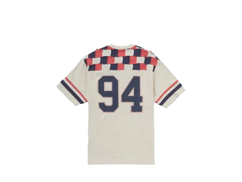 Supreme Patchwork Yoke Football Top Stone