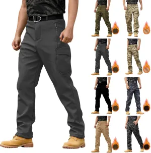 Tactical Cargo Pants for Men Flex Ripstop Waterproof Work Pants Outdoor Hiking Camping Thermal Flexcamo Combat Pants