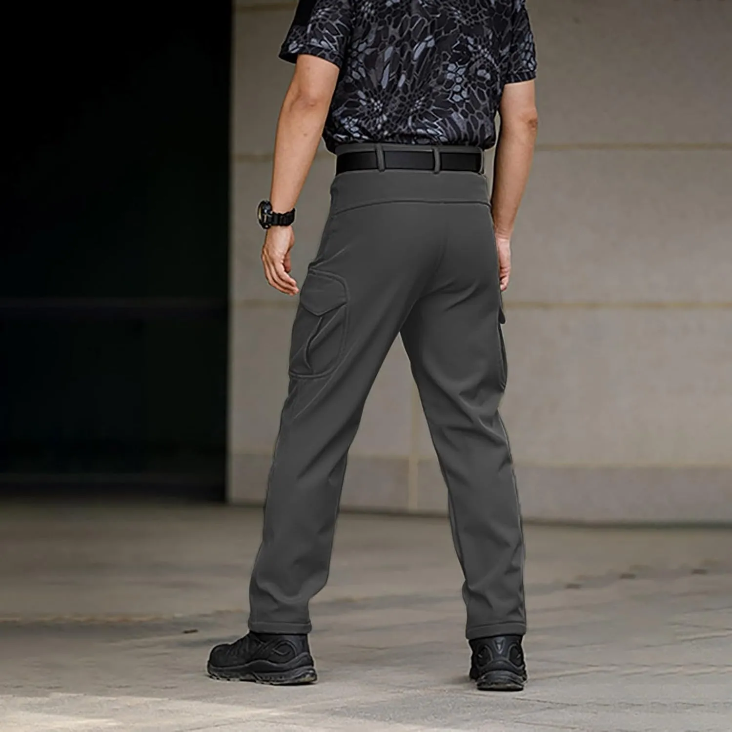 Tactical Cargo Pants for Men Flex Ripstop Waterproof Work Pants Outdoor Hiking Camping Thermal Flexcamo Combat Pants