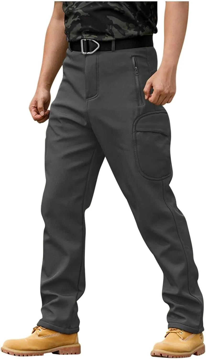 Tactical Cargo Pants for Men Flex Ripstop Waterproof Work Pants Outdoor Hiking Camping Thermal Flexcamo Combat Pants