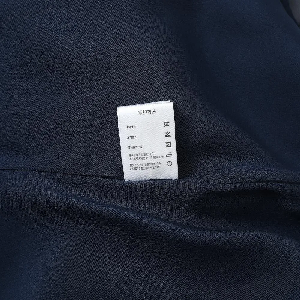 Tang Pleated Crossover Collar Top
