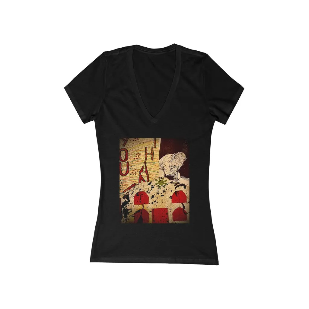 Thank you - Women's Jersey Short Sleeve V-Neck Tee