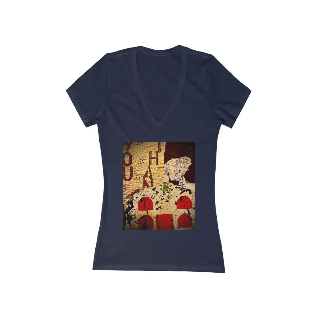 Thank you - Women's Jersey Short Sleeve V-Neck Tee