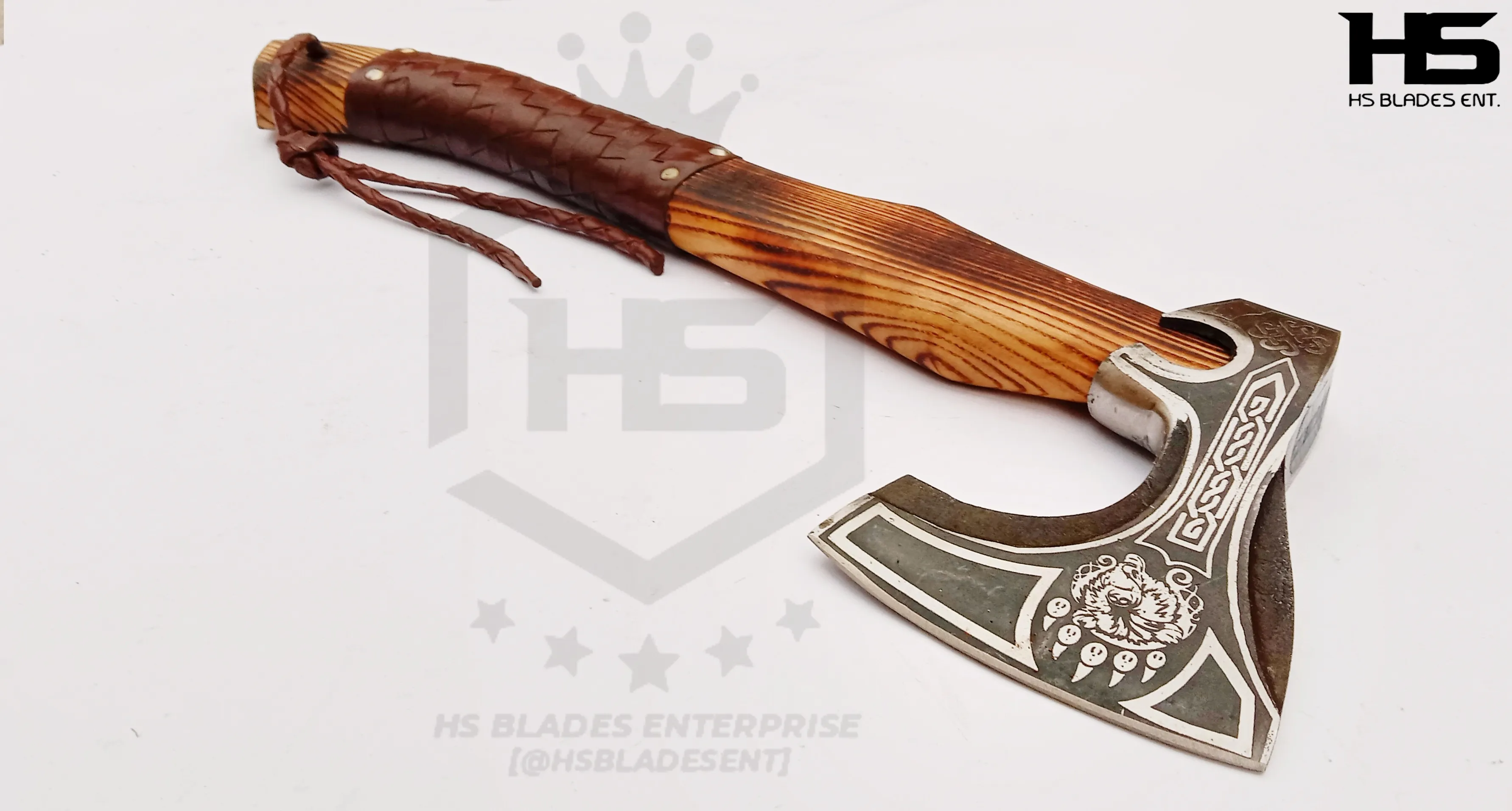 The Bjorn I: Camping Functional Axe in Just $69 with Leather Sheath-Functional Viking Axe