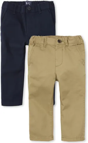 The Children's Place Baby Boys' and Toddler Stretch Skinny Chino Pants