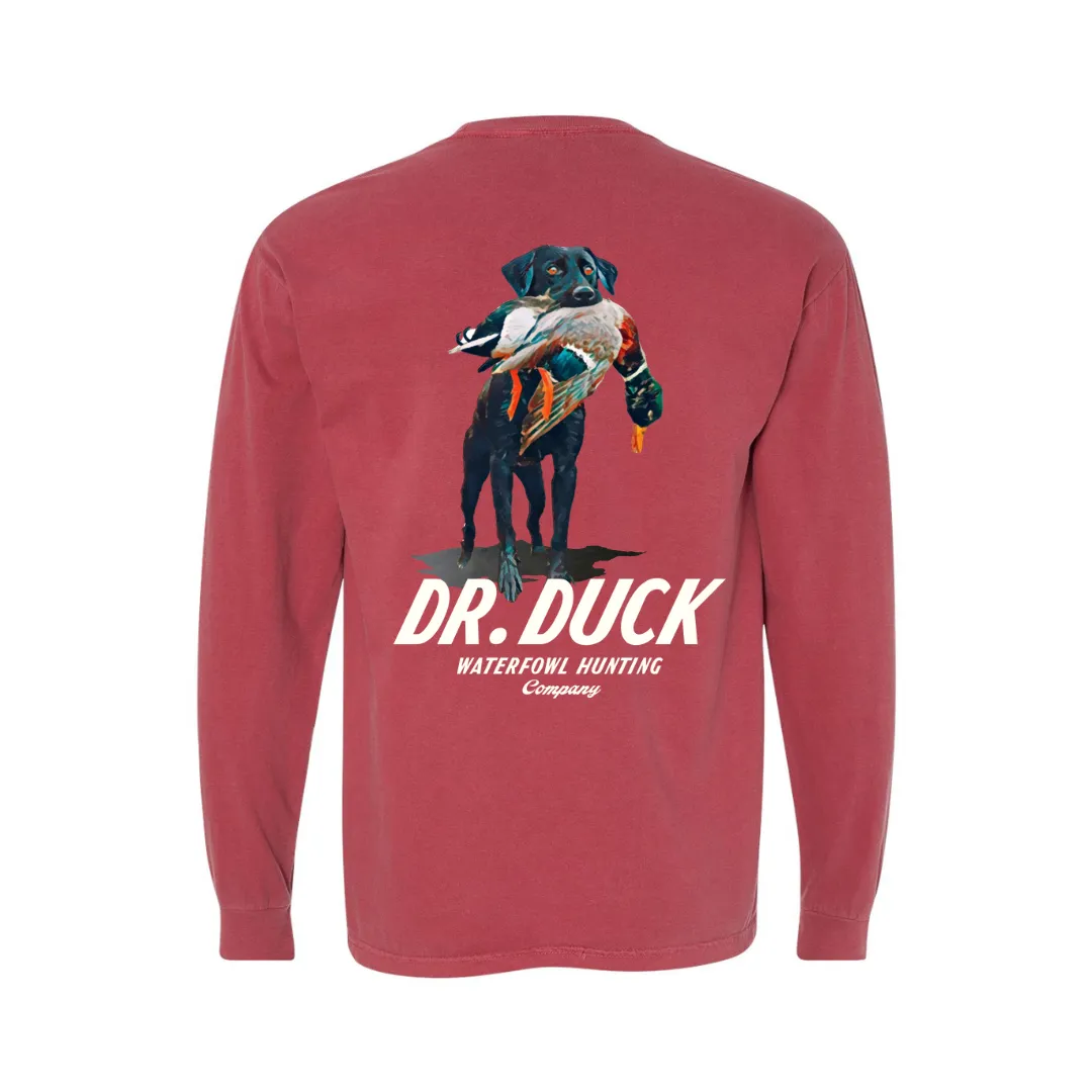 THE RETRIEVE LONGSLEEVE - RED(ONLY 4 LEFT)