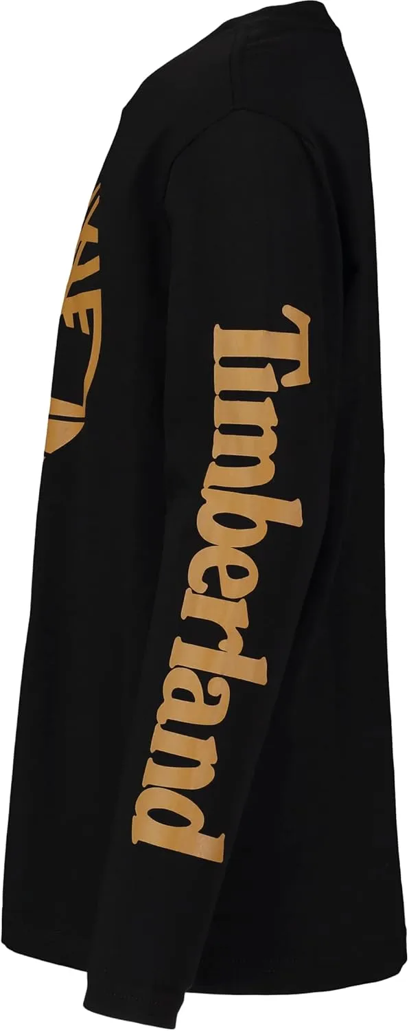 Timberland Boys' Long-Sleeve Crew Neck T-Shirt