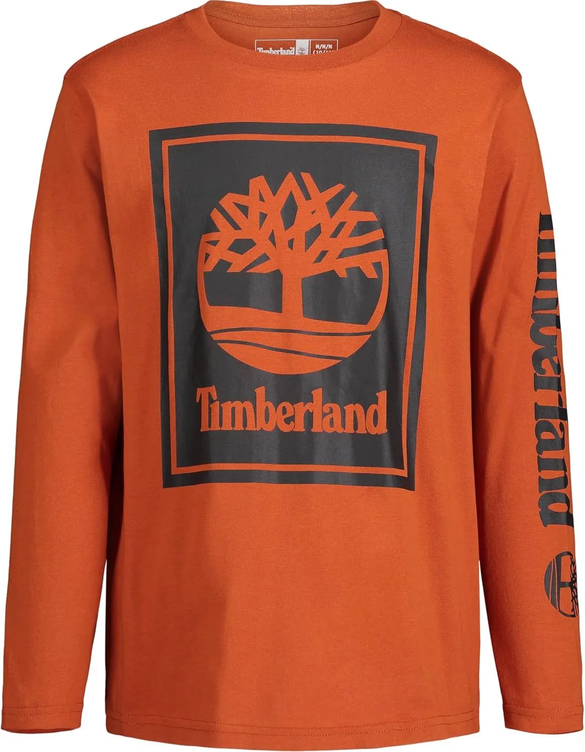 Timberland Boys' Long-Sleeve Crew Neck T-Shirt