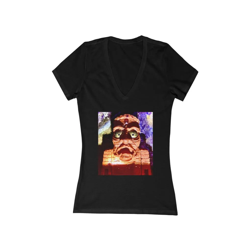Toy in Basement - Women's Jersey Short Sleeve V-Neck Tee