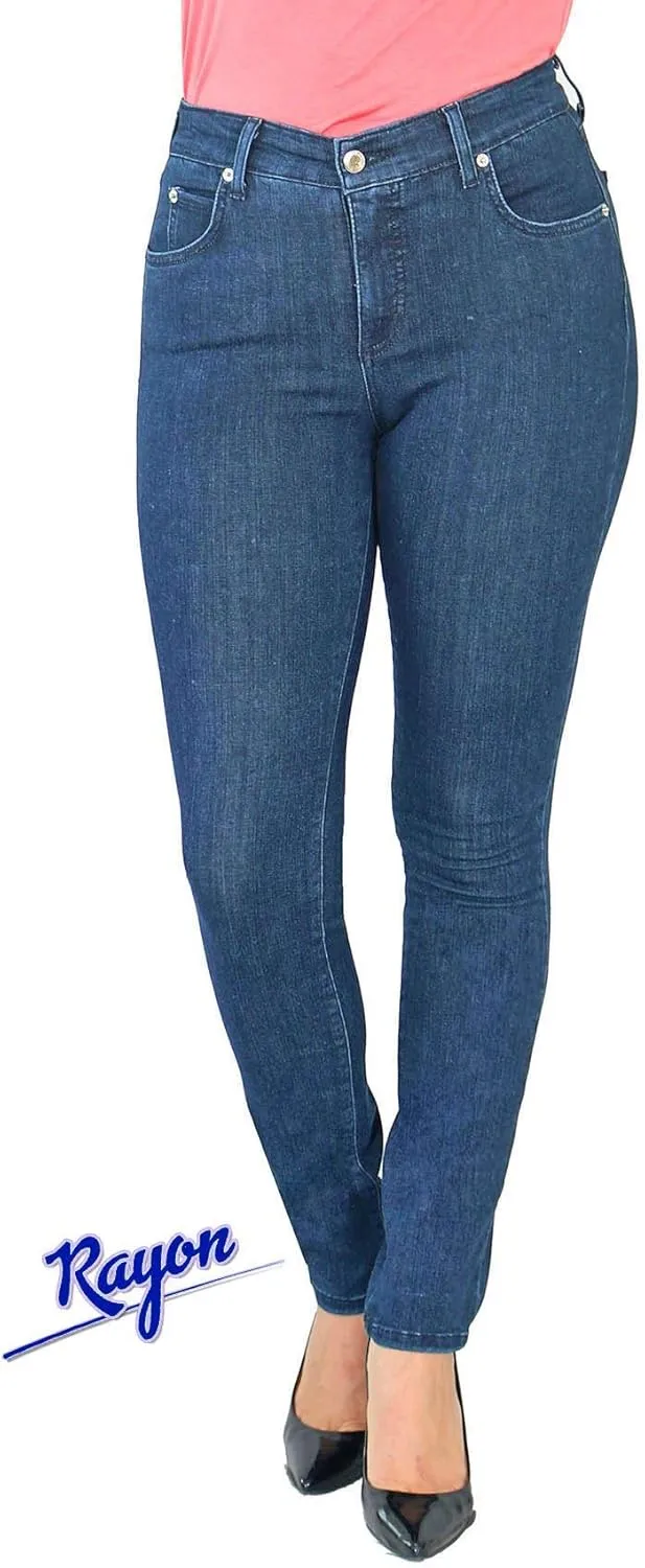 TrueSlim Women's Rayon Skinny Jeans
