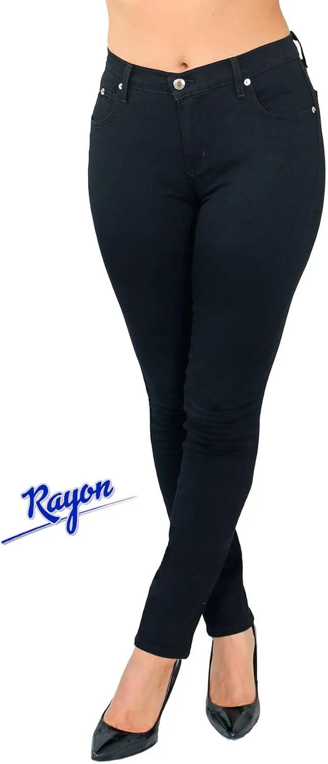 TrueSlim Women's Rayon Skinny Jeans