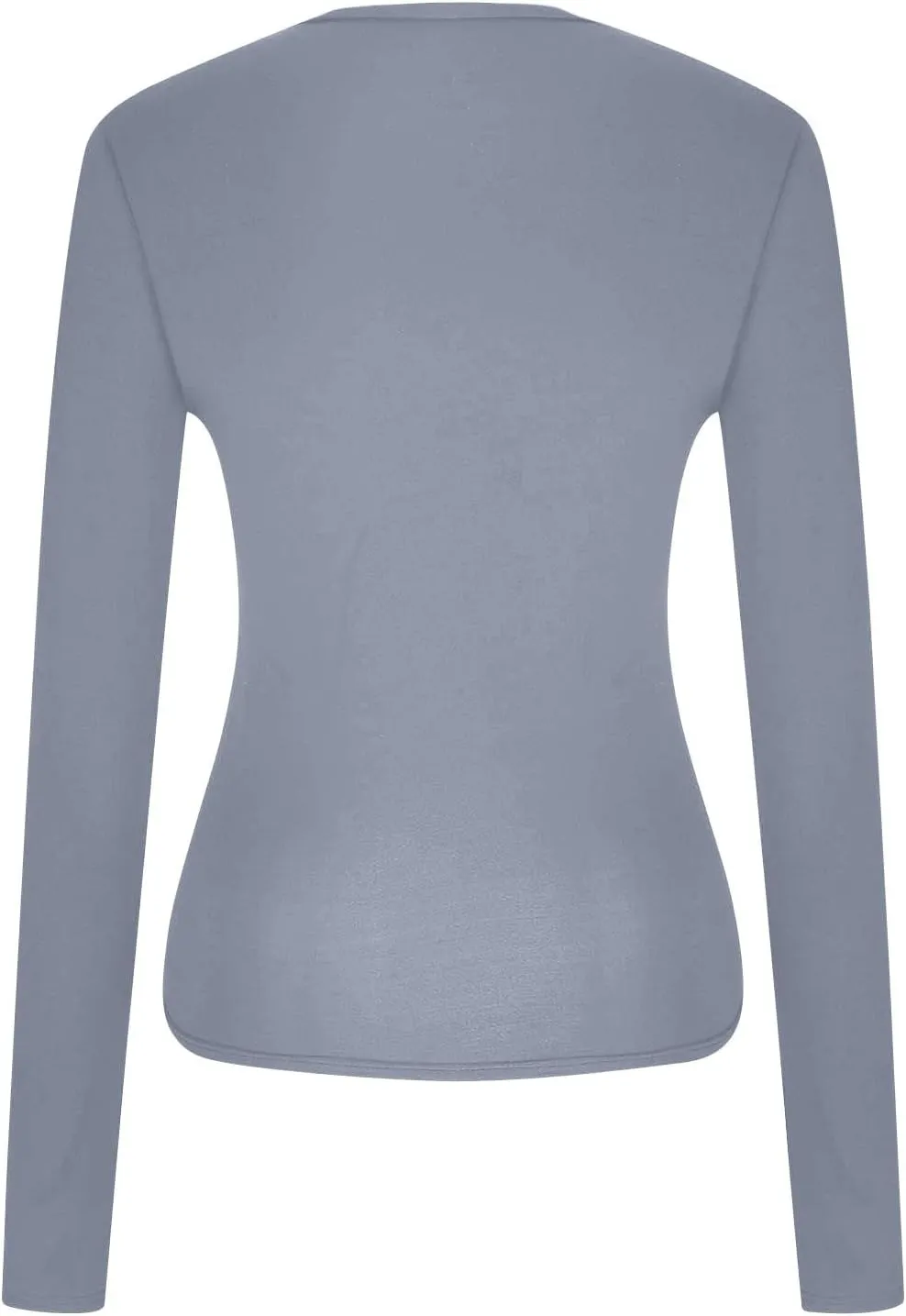 Warm Long Sleeve Tops for Women Casual Stretch Basic Tees Fashion Going Out Tees Slim Blouse Matching T-Shirt
