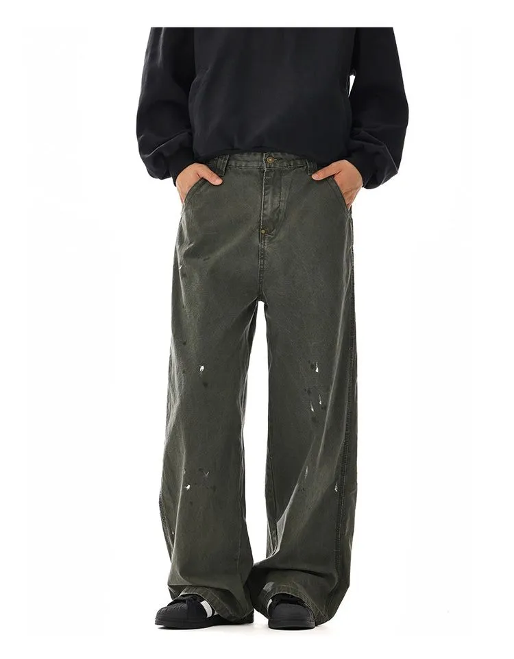 Washed Ink Loose Fit Jeans