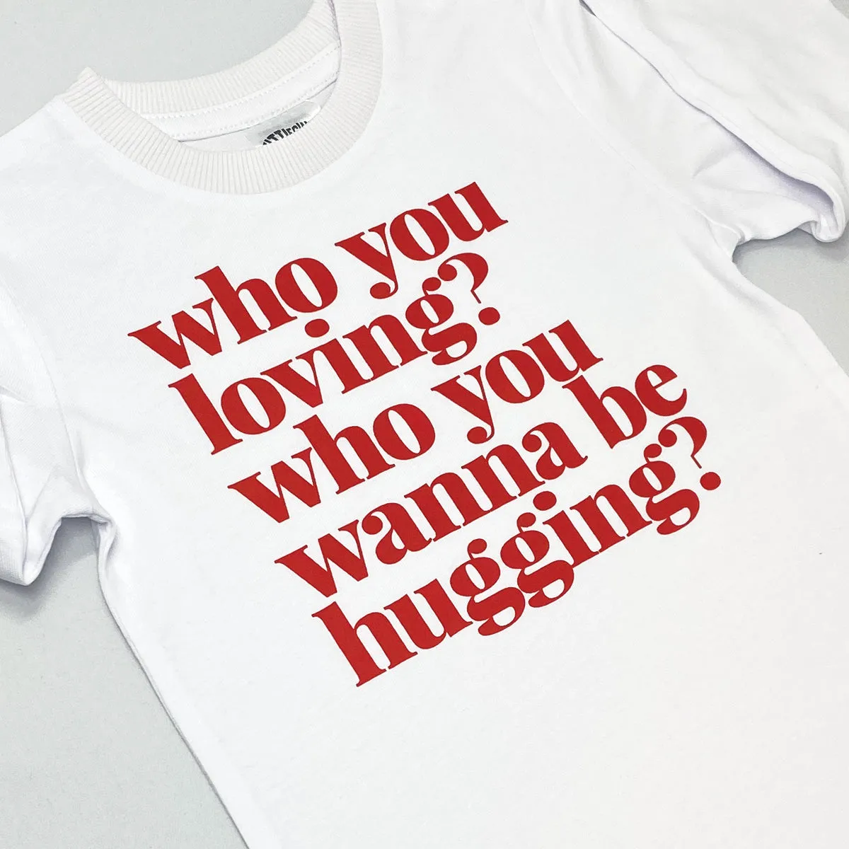 Who You Loving Long T-Shirt (White)