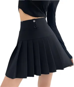 Women Streetwear High Waist Mini Pleated Skirts Short Tennis Saia
