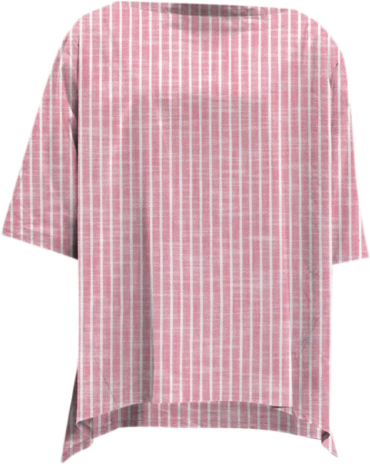 Women's 3/4 Sleeve Cotton Linen Blouses Top T-Shirt Shirts Casual Summer Crew Neck Tunic Tops Loose Tshirts Side Slit