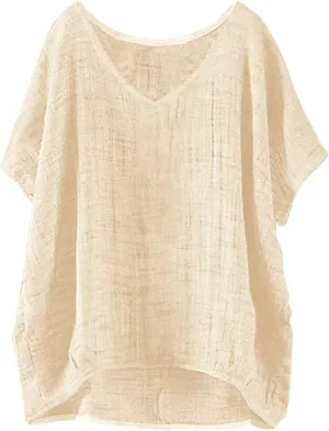 Womens Cotton Linen Crewneck Short Sleeve Tshirts Loose Summer Boho Beach Tunic Tops 2025 Casual Solid Cute Blouses