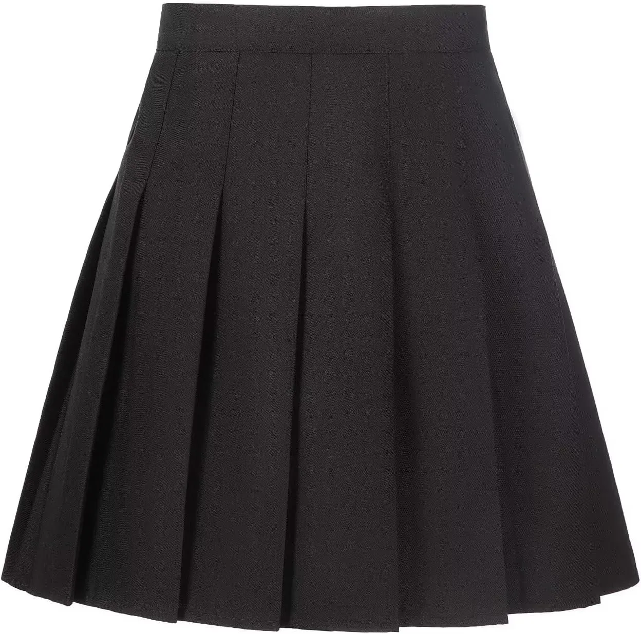 Womens Girls Pleated Tennis Skirts High Waisted A-line Skirt School Uniform Athletic Golf Skorts with Shorts,2T-4XL