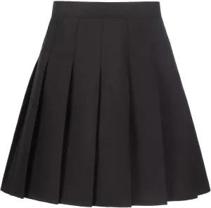 Womens Girls Pleated Tennis Skirts High Waisted A-line Skirt School Uniform Athletic Golf Skorts with Shorts,2T-4XL